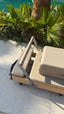 USED Premium Foldable Oak Pilates Reformer – Creme Mocha
