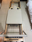 USED Premium Foldable Oak Pilates Reformer – Creme Mocha